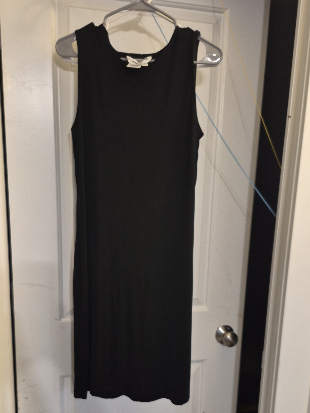 Sleeveless Black Shift Dress by Ronnie Nicole